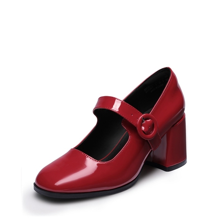 Women's Red Mary Jane Shoes-Dream Pairs